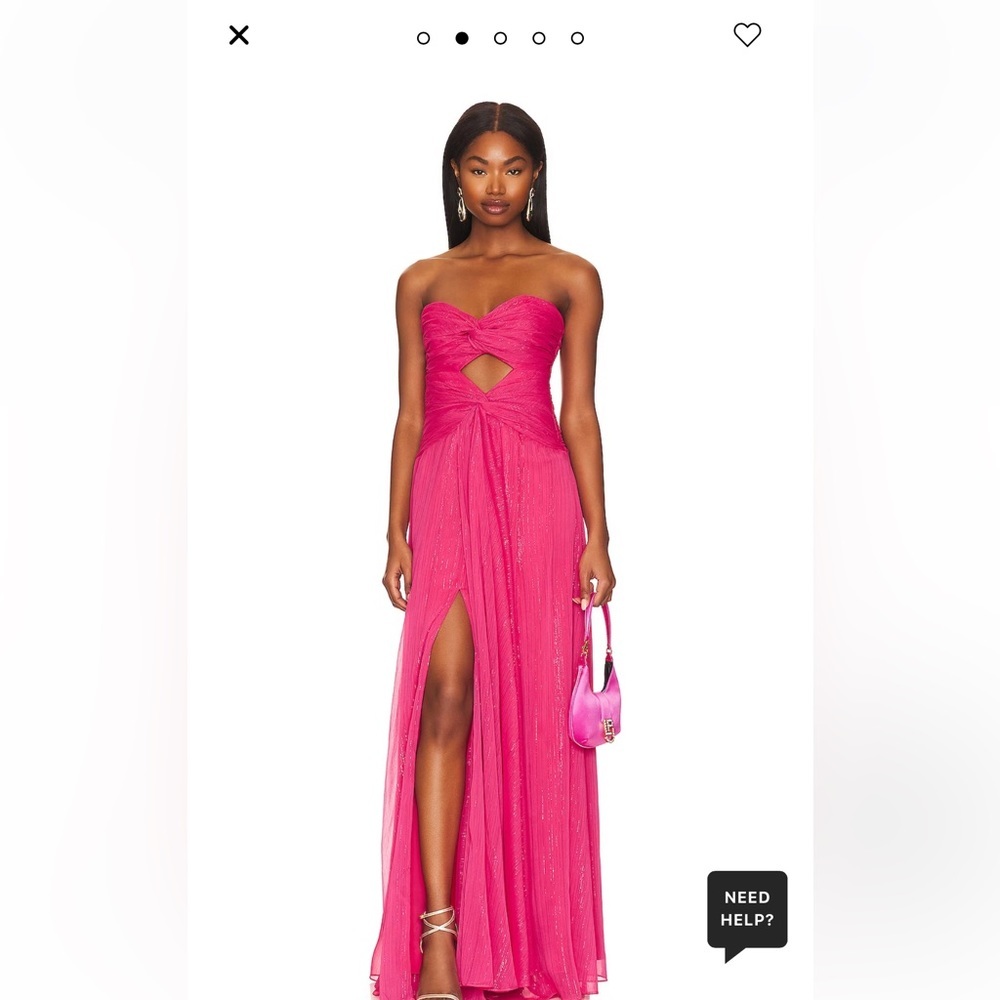 Likely Clea Gown In Raspberry Color - image 8